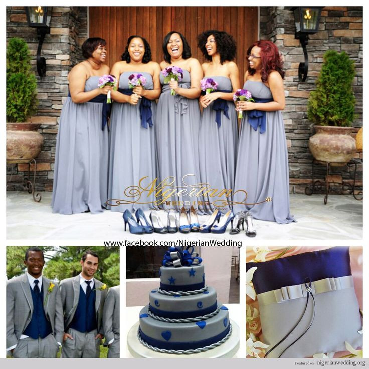 Blue And Grey Wedding Colors
 Navy Blue And Gray Wedding