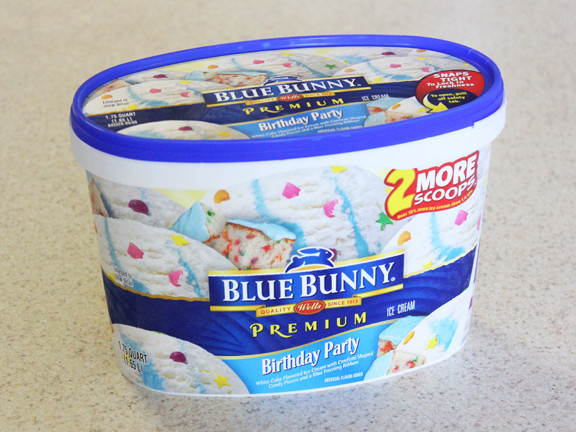 Blue Bunny Birthday Cake Ice Cream
 MBC Ice Cream Cupcakes