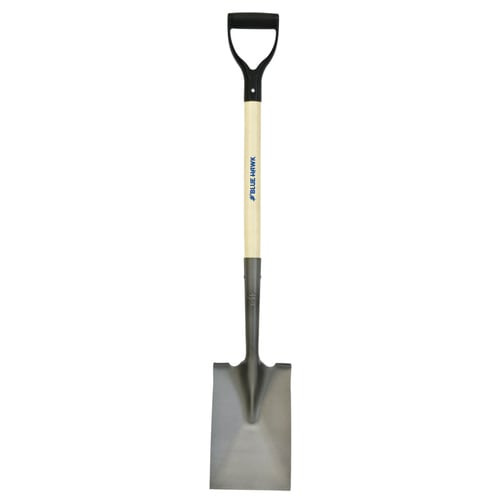 Blue Hawk Landscape Edging
 Blue Hawk 20 in Wood Short handle Garden Spade in the