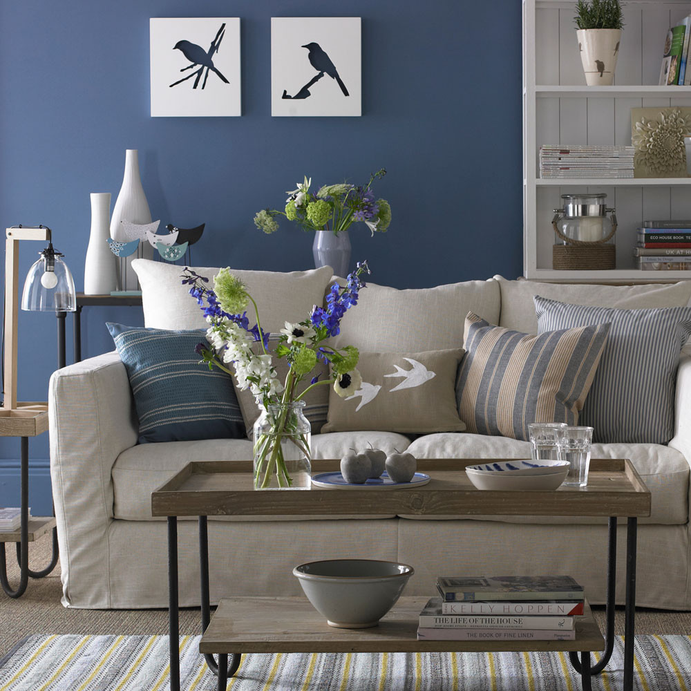 Blue Paint Living Room
 Living room paint ideas to transform any space