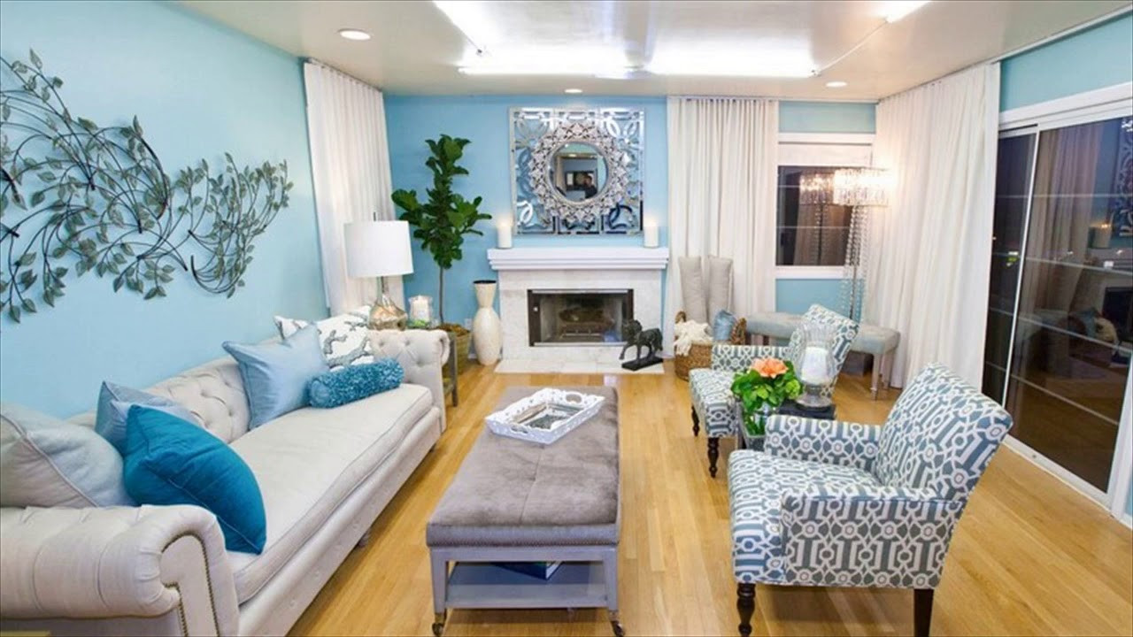 Blue Paint Living Room
 Sky Blue Living Room Paint Colors