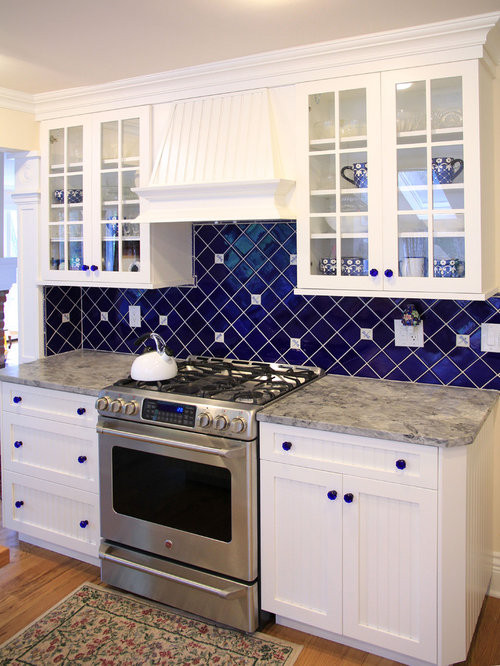 Blue Tile Backsplash Kitchen
 Blue Tile Backsplash Ideas Remodel and Decor