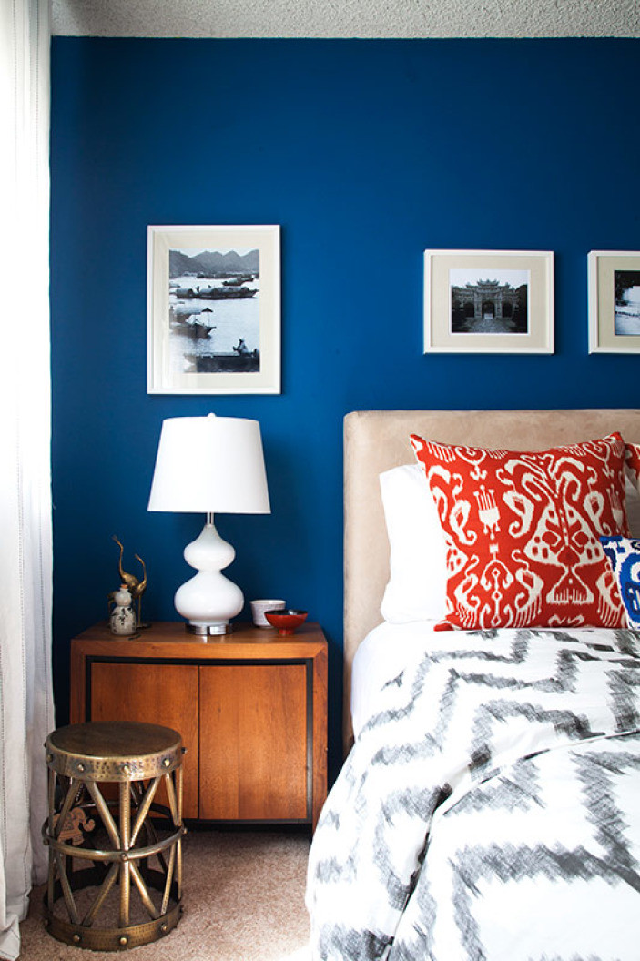 Blue Wall Bedroom
 5 Gorgeous Home Decor Looks Inspired by Street Style Stars