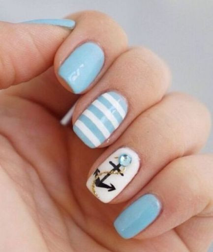 Blue Wedding Nails
 20 Stunning Blue Wedding Nails You ll Want To Copy Society19