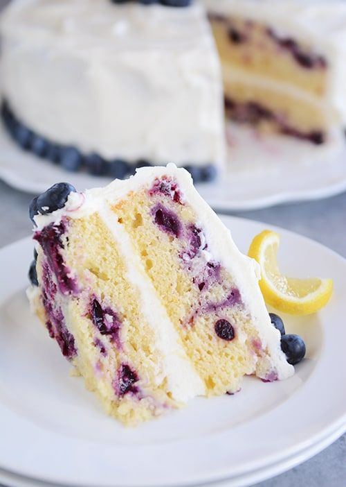 Blueberry Birthday Cake Recipes
 Lemon Blueberry Cake with Whipped Lemon Cream Frosting