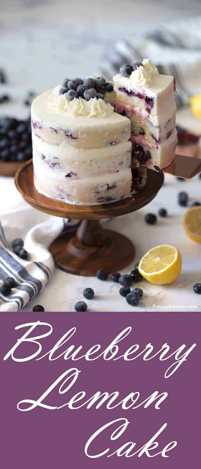 Blueberry Birthday Cake Recipes
 Lemon Blueberry Cake Preppy Kitchen