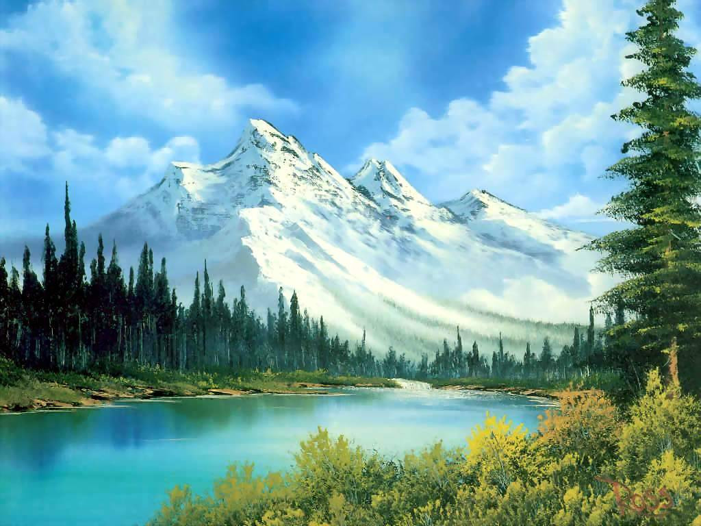 Bob Ross Landscape Paintings
 Modern Art 2011 April 2011