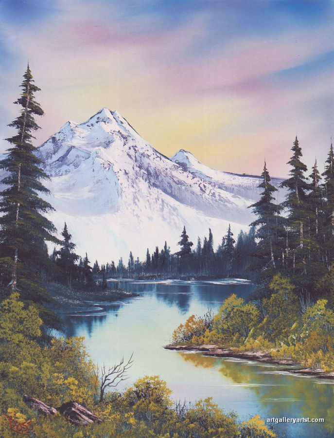 Bob Ross Landscape Paintings
 90 best Bob Ross Painting images on Pinterest