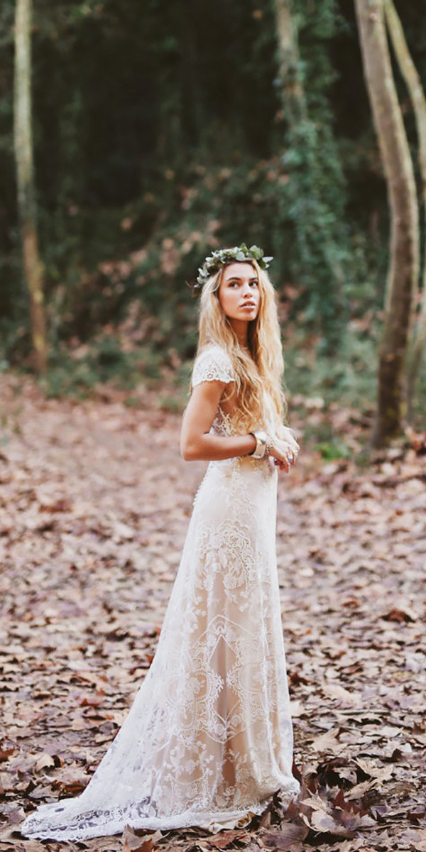 Boho Wedding Gowns
 Extremely Romantic Bohemian Wedding Dresses with Style