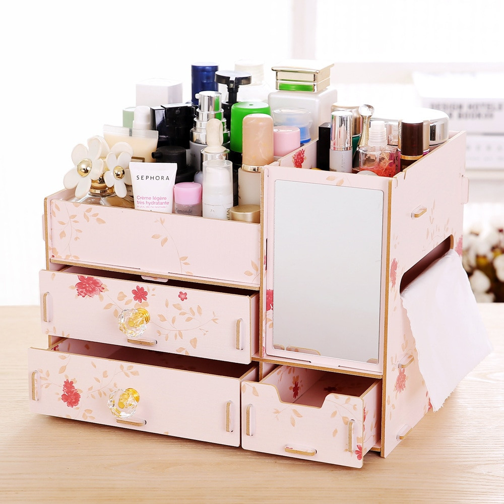 Box Organizer DIY
 DIY High Quality Cosmetic Organizer Clear Makeup Jewelry