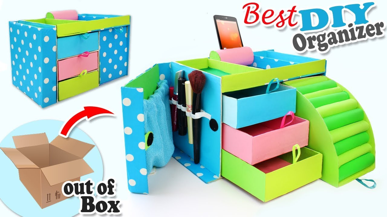 Box Organizer DIY
 DIY ADORABLE ORGANIZER BOX USEFUL EVER 32 partment