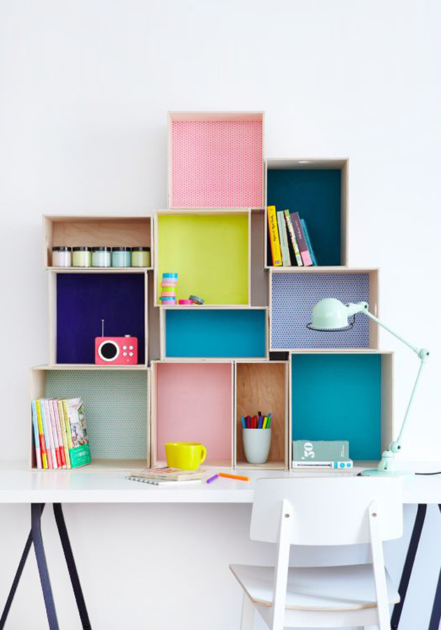 Box Shelves DIY
 Chicdeco Blog