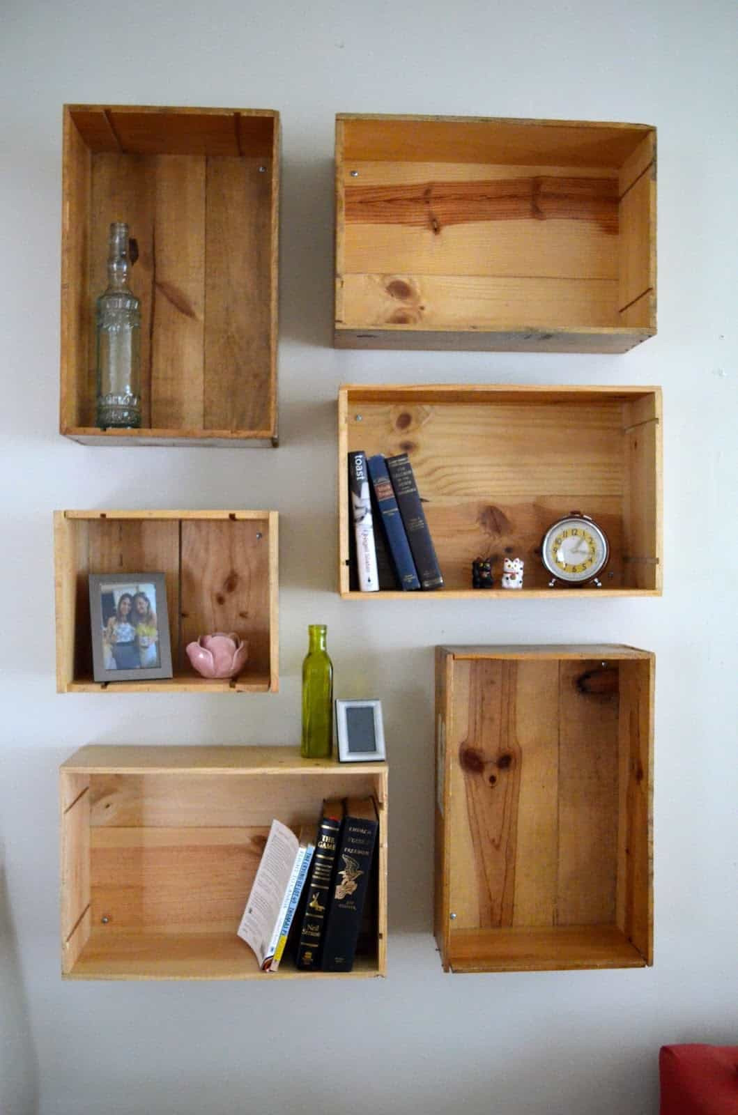Box Shelves DIY
 Dynamic Storage DIY Box Shelves