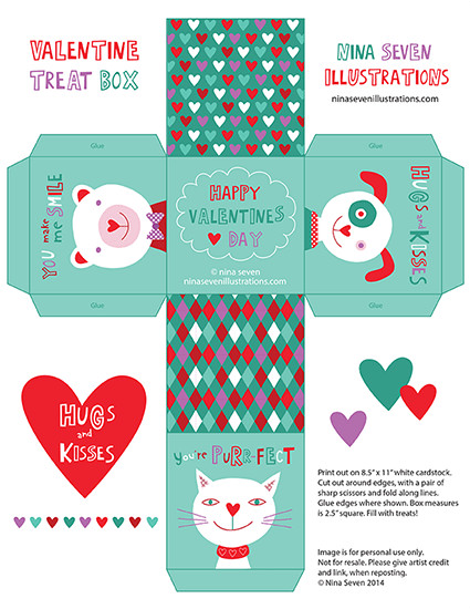 Box Valentine'S Day Gift Ideas
 Free Valentines Day Printable Boxes – In Crafts