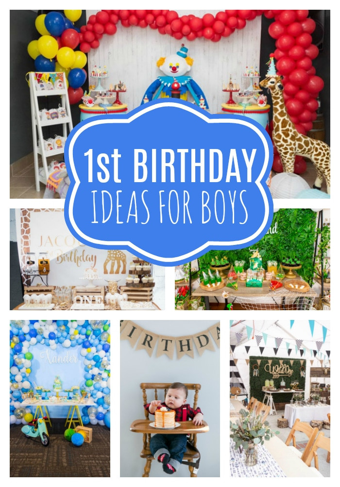 Boy 1st Birthday Party Ideas
 18 First Birthday Party Ideas For Boys Pretty My Party