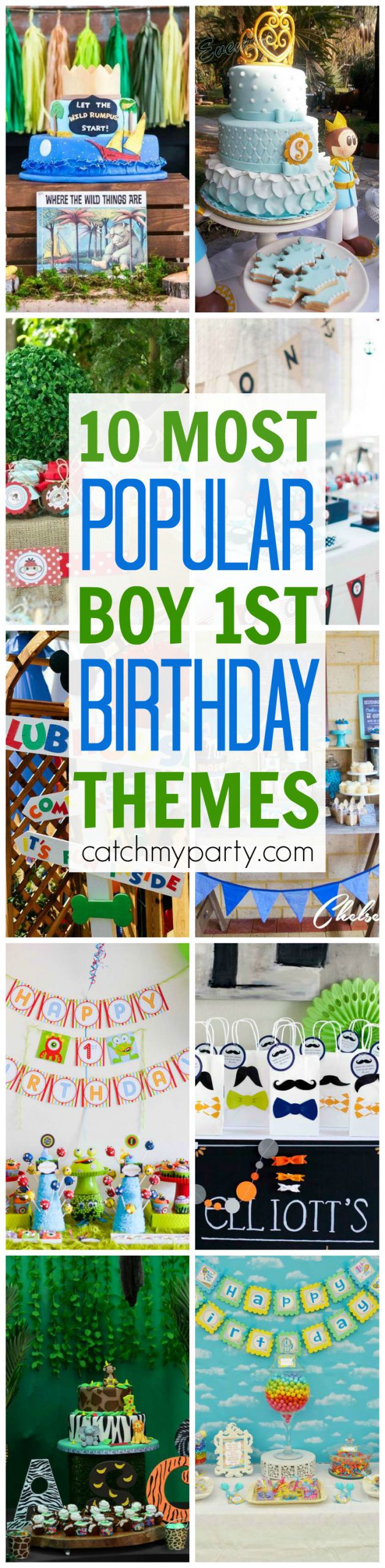 Boy 1st Birthday Party Ideas
 10 Most Popular Boy 1st Birthday Party Themes
