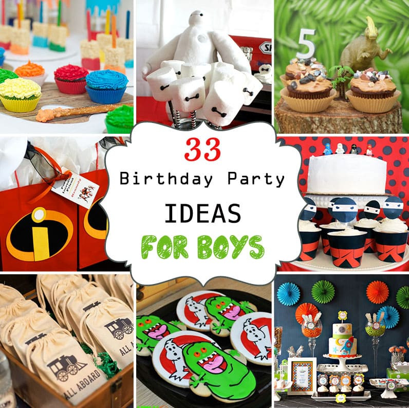 Boy Birthday Decorations
 33 Awesome Birthday Party Ideas for Boys