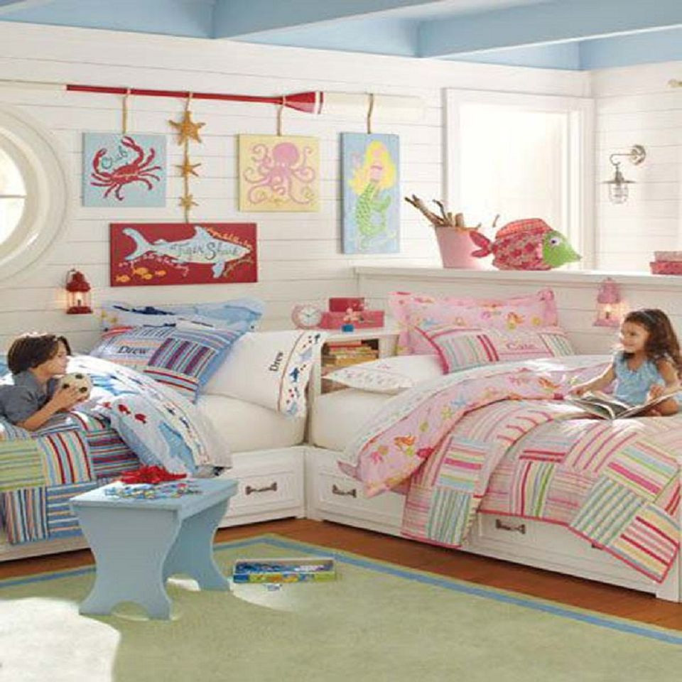 Boy Girl Bedroom
 Great Ideas for d Kids Bedrooms