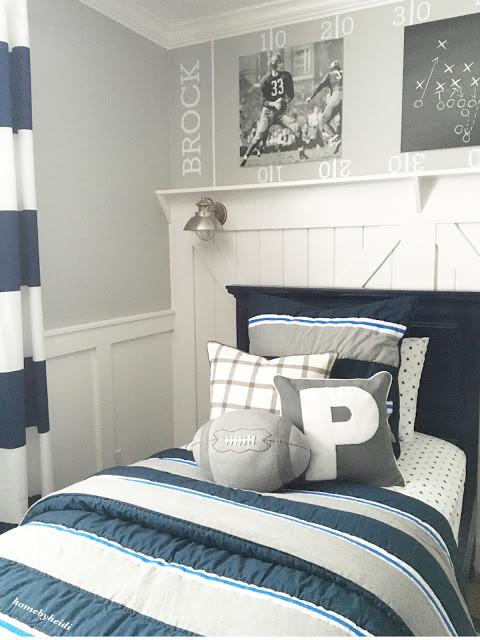 Boy Sports Bedroom
 Home by Heidi Charming Home Tour Town & Country Living