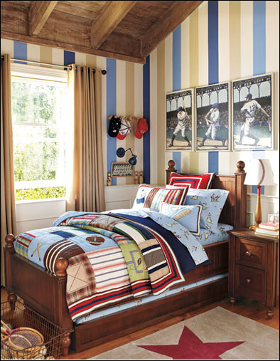 Boy Sports Bedroom
 Young Boys Sports Bedroom Themes