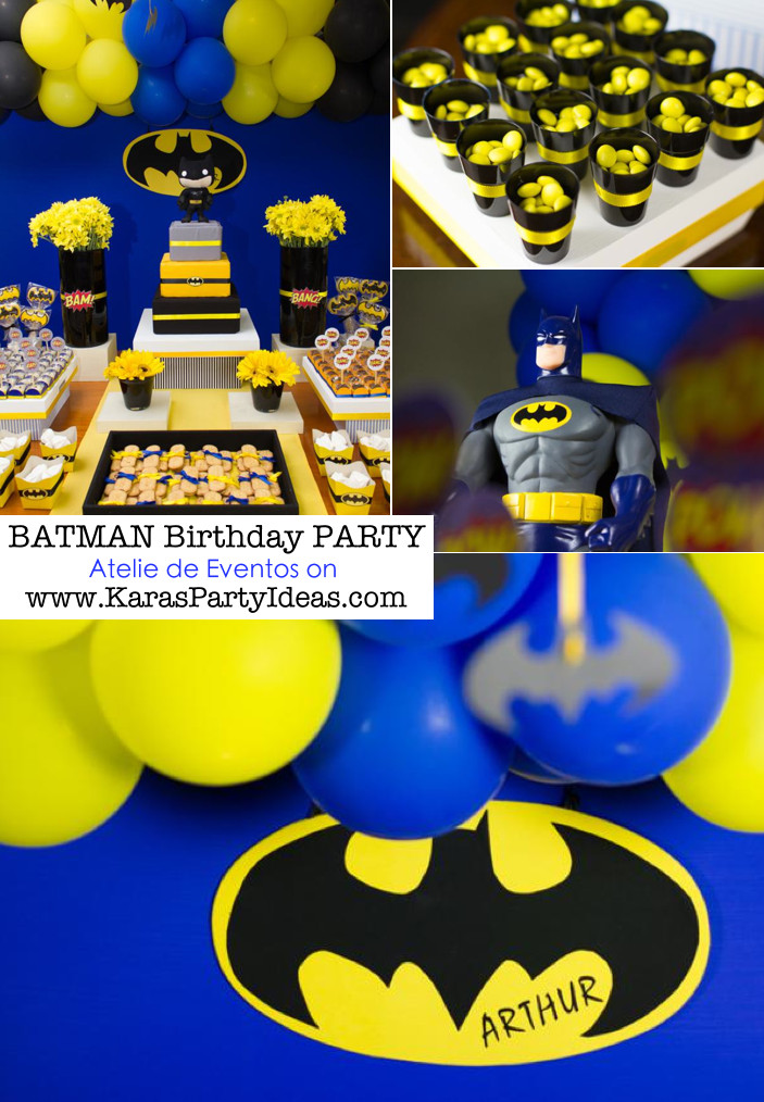 Boys 3Rd Birthday Party Ideas
 Kara s Party Ideas Batman Boy Superhero 3rd Birthday Party