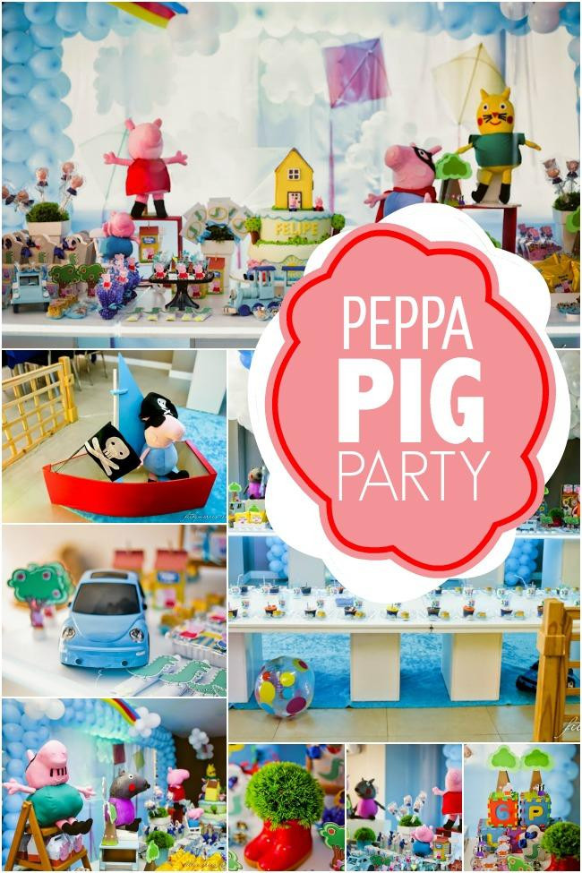 Boys 3Rd Birthday Party Ideas
 A Peppa Pig 3rd Birthday Party Spaceships and Laser Beams