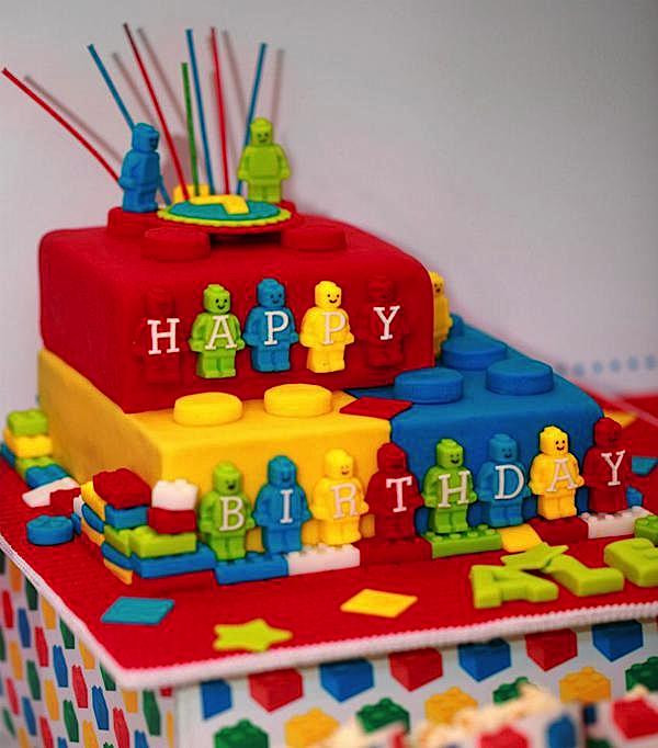 Boys 7Th Birthday Party Ideas
 Kara s Party Ideas Lego Blocks Boy 7th Birthday Party
