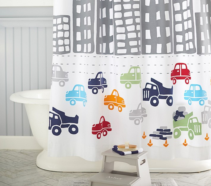 Boys Bathroom Shower Curtain
 Decorating Kids Bathrooms Abode