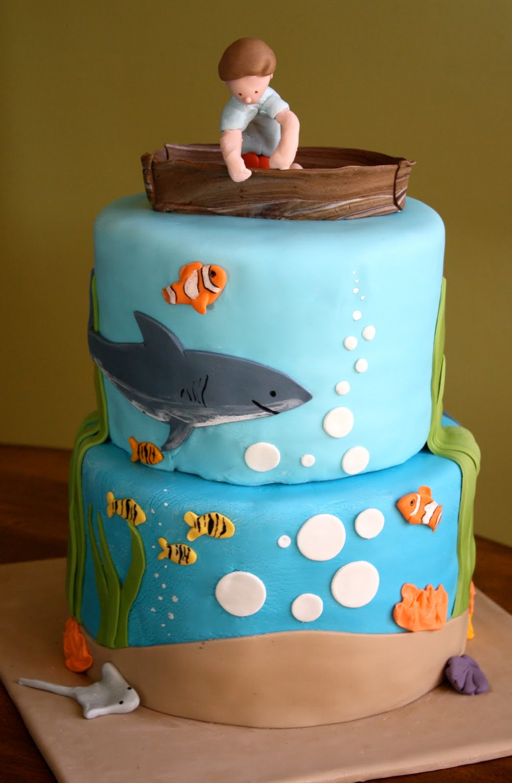 Boys Birthday Cake
 Baker s Cakes Under the Sea Birthday Cake