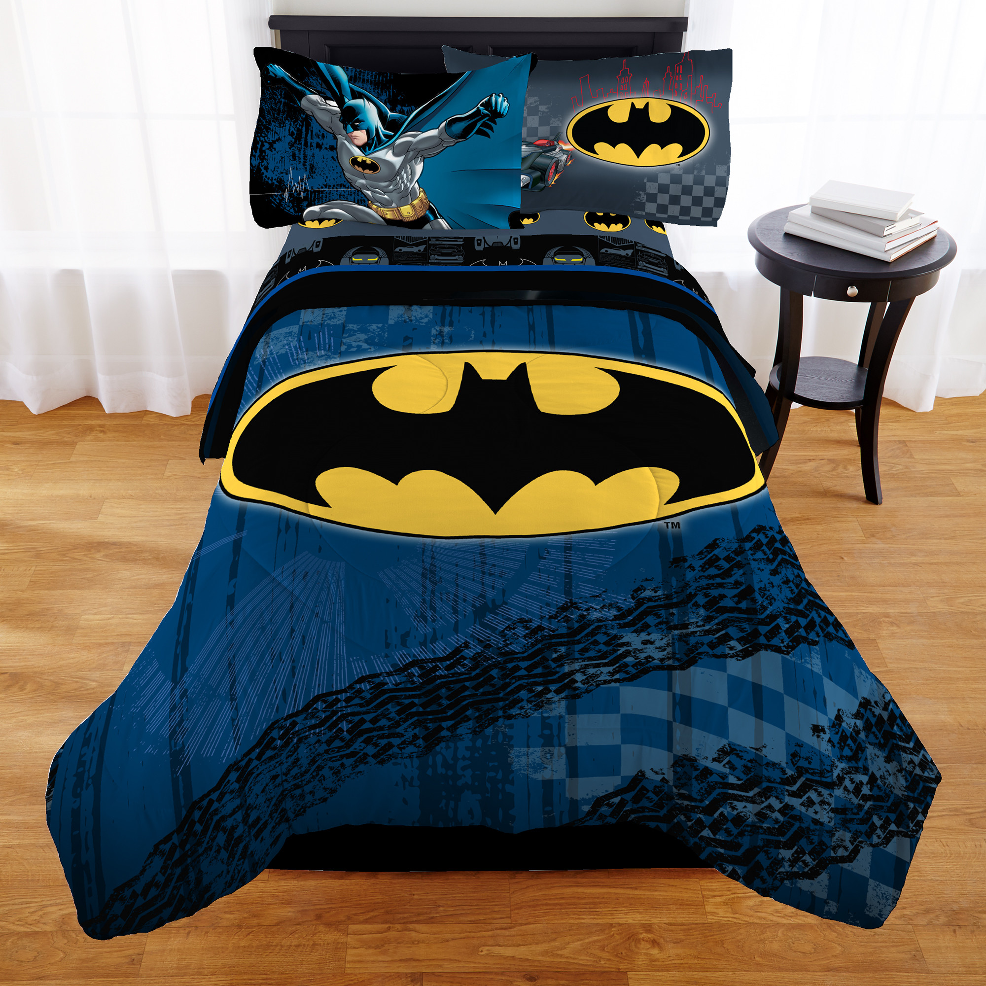 Boys Full Bedroom Set
 Batman Kids Bedding Set Bed In A Bag Full Reversible