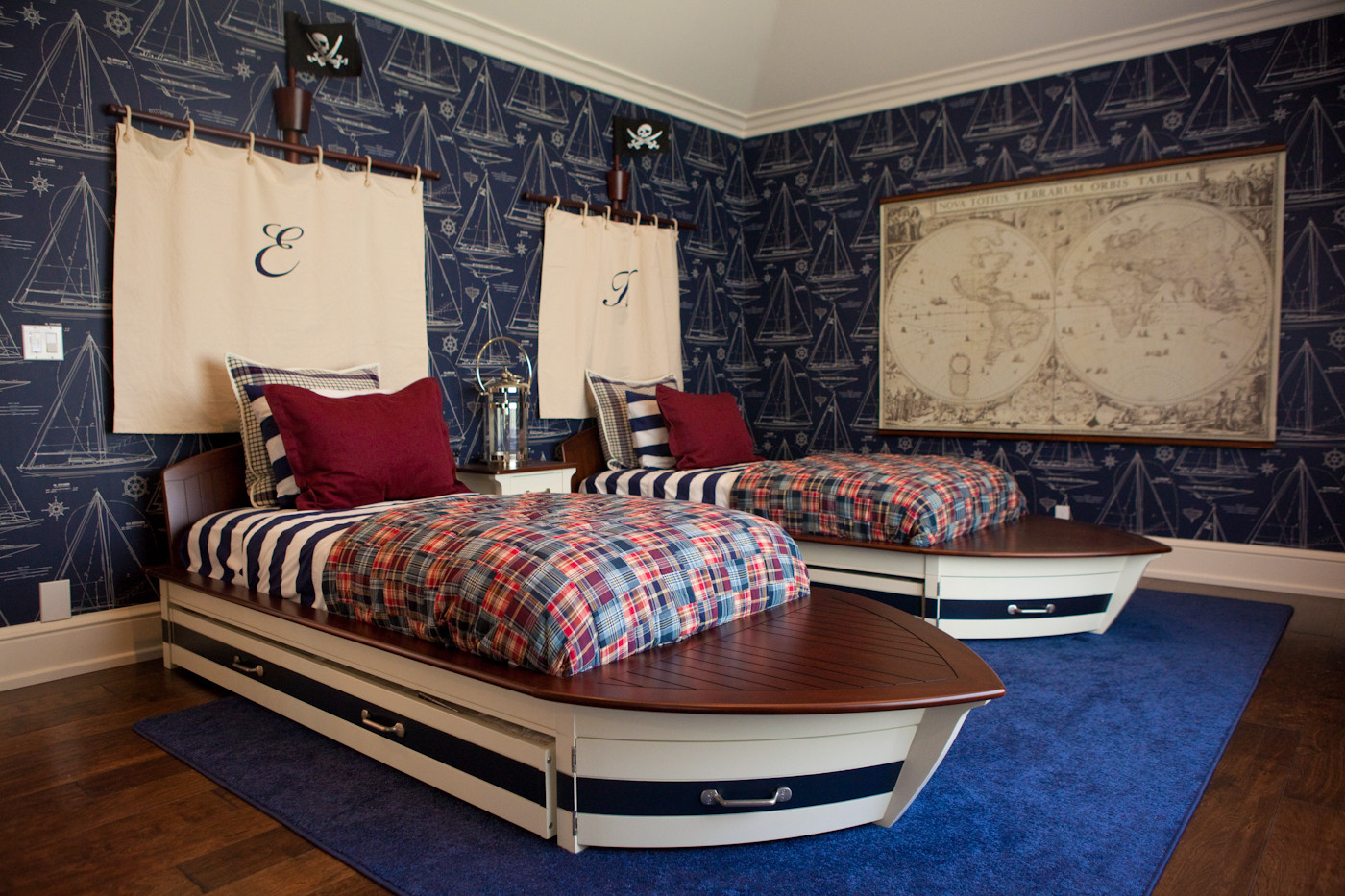 Boys Nautical Bedroom
 Nautical Themed Boys Room