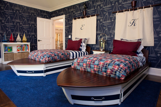 Boys Nautical Bedroom
 Nautical Themed Boys Room Eclectic Kids Los Angeles