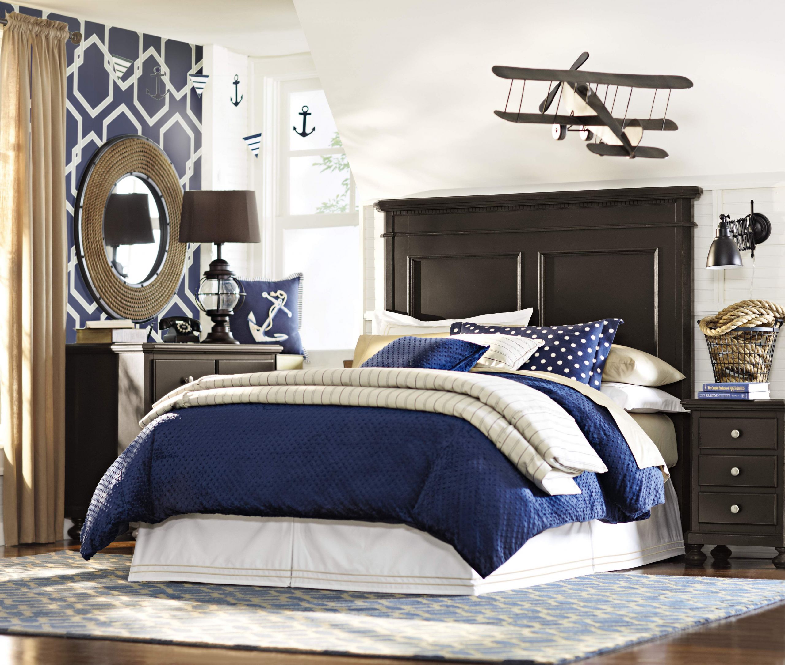 Boys Nautical Bedroom
 A nautical boys bedroom HomeDecorators