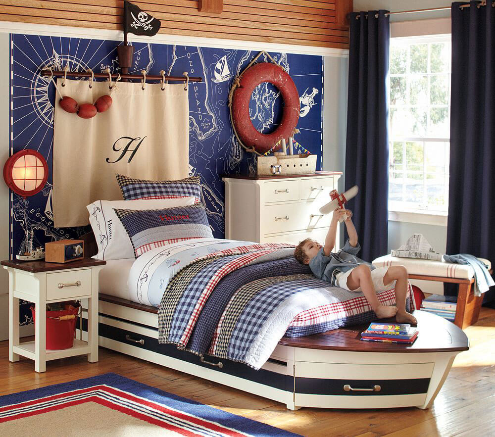 Boys Nautical Bedroom
 8 Fun Pirate Themed Bedroom Designs For Kids s