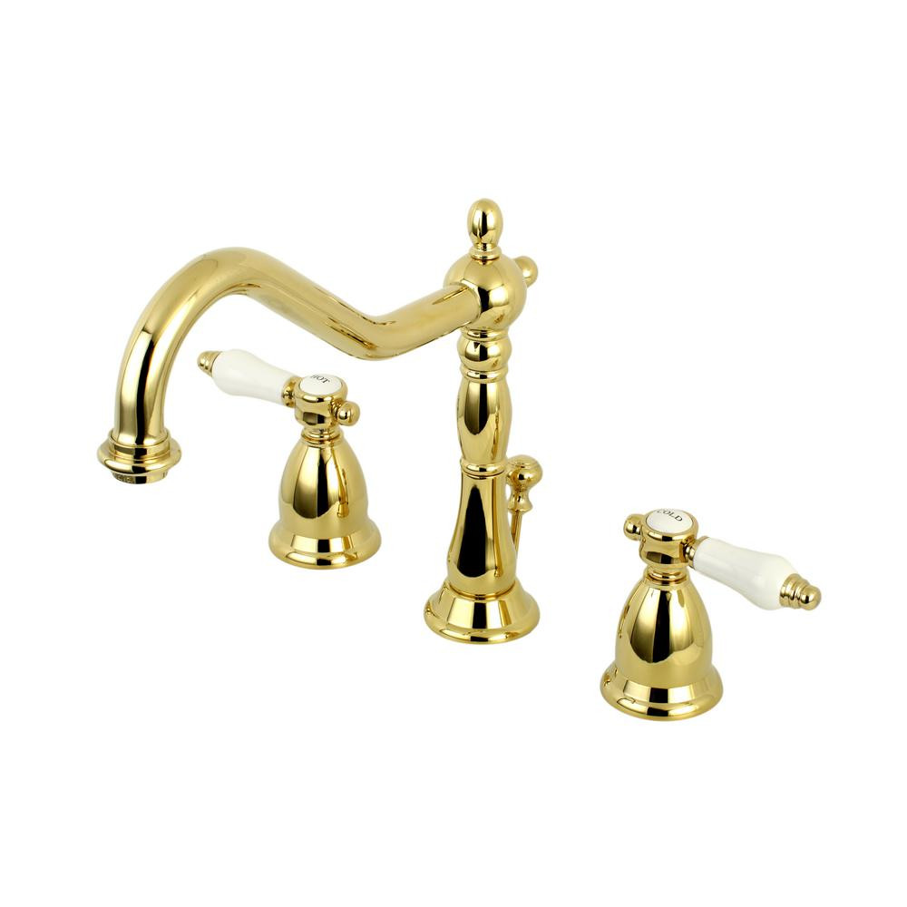 Brass Faucets Bathroom
 Kingston Brass Victorian 8 in Widespread 2 Handle