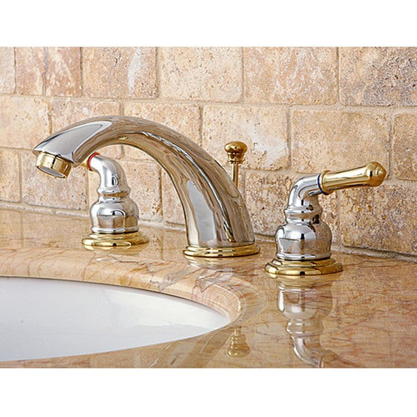 Brass Faucets Bathroom
 Shop Chrome Polished Brass Widespread Bathroom Faucet