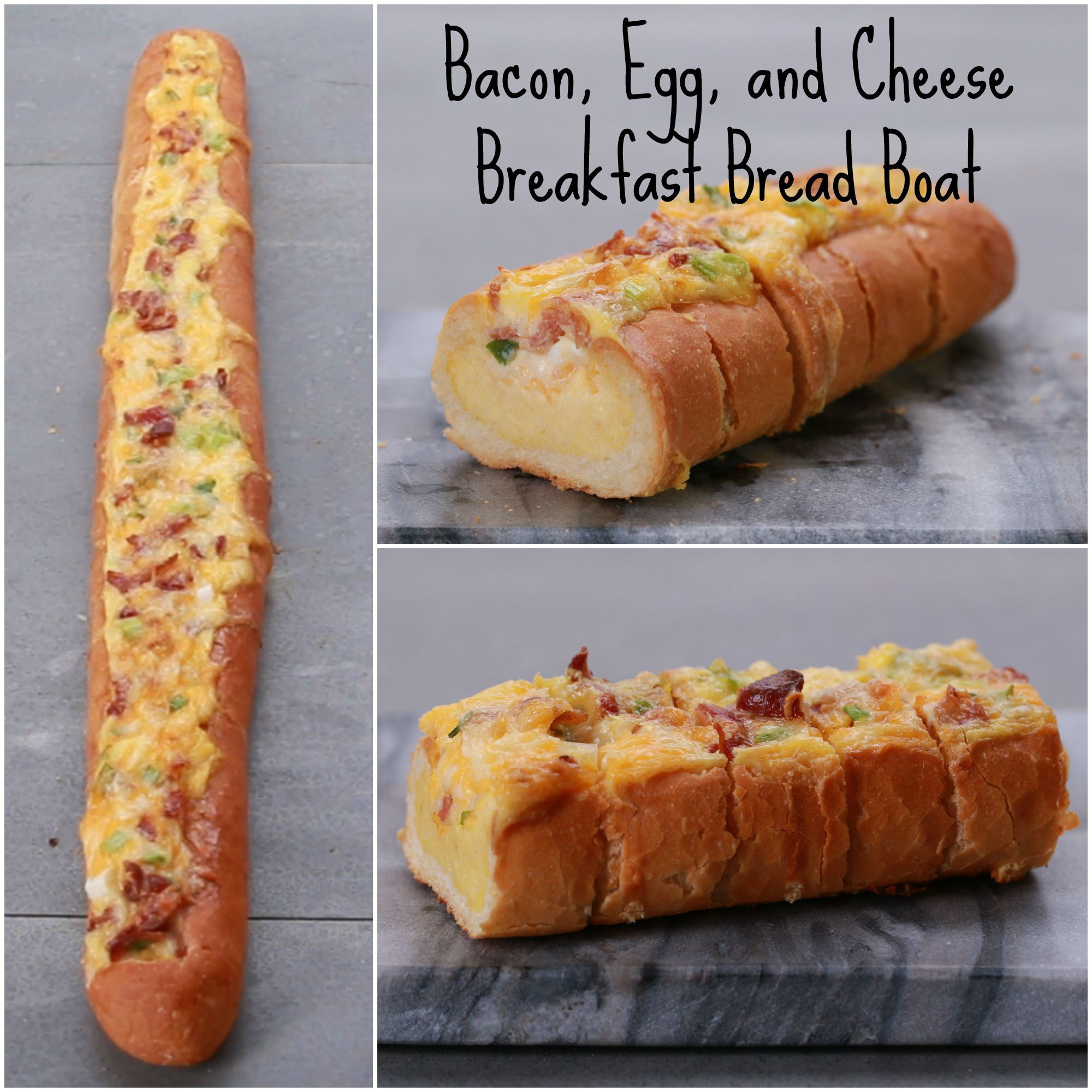 Bread And Egg Recipes For Breakfast
 Bacon Egg and Cheese Breakfast Bread Boat