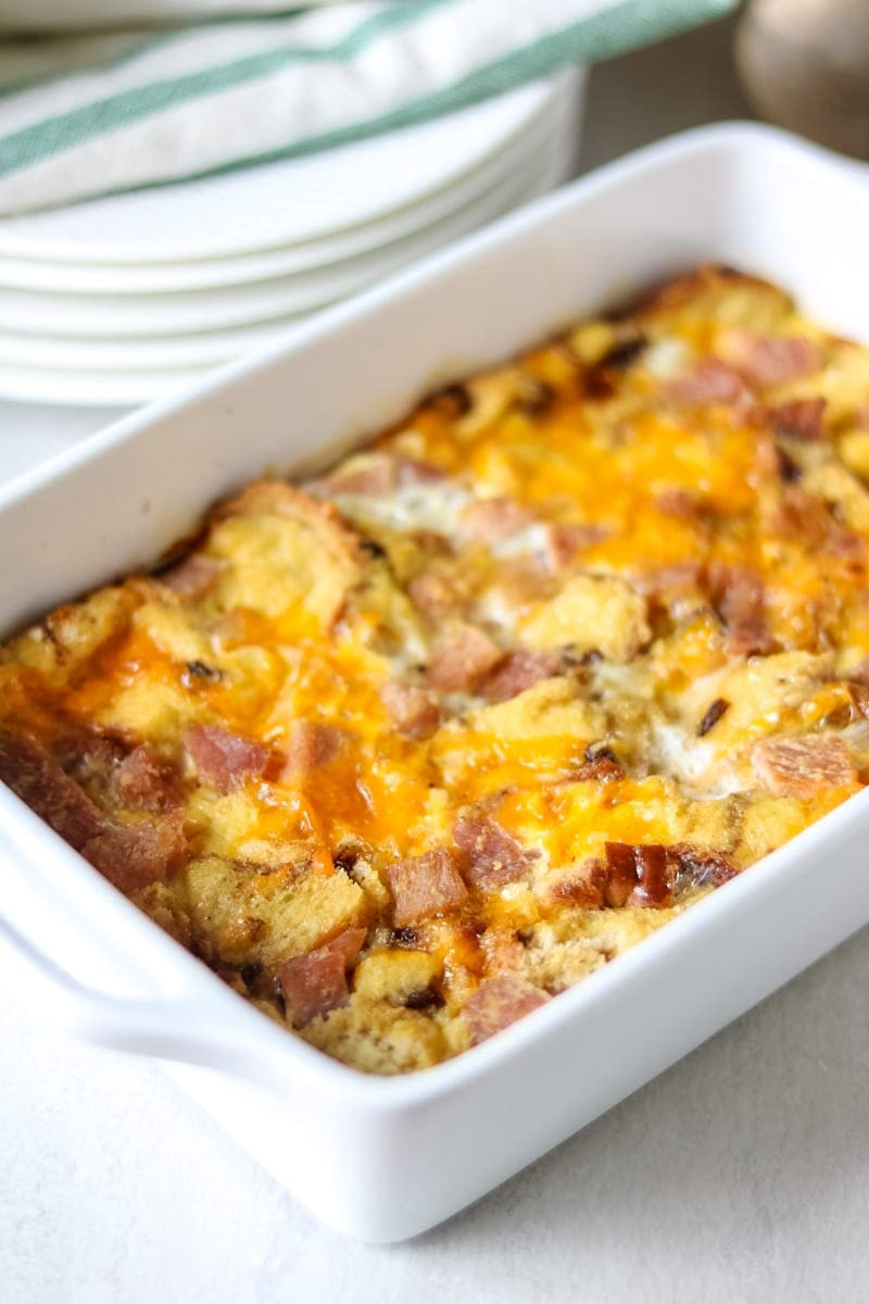 Bread And Egg Recipes For Breakfast
 Overnight Ham and Egg Breakfast Casserole