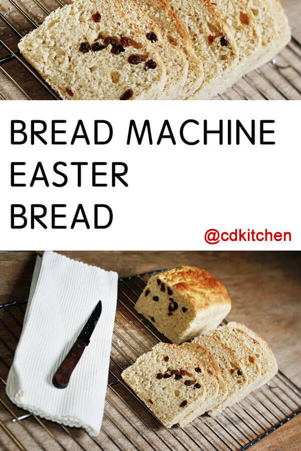 Bread Machine Easter Bread
 Bread Machine Easter Bread Recipe from CDKitchen