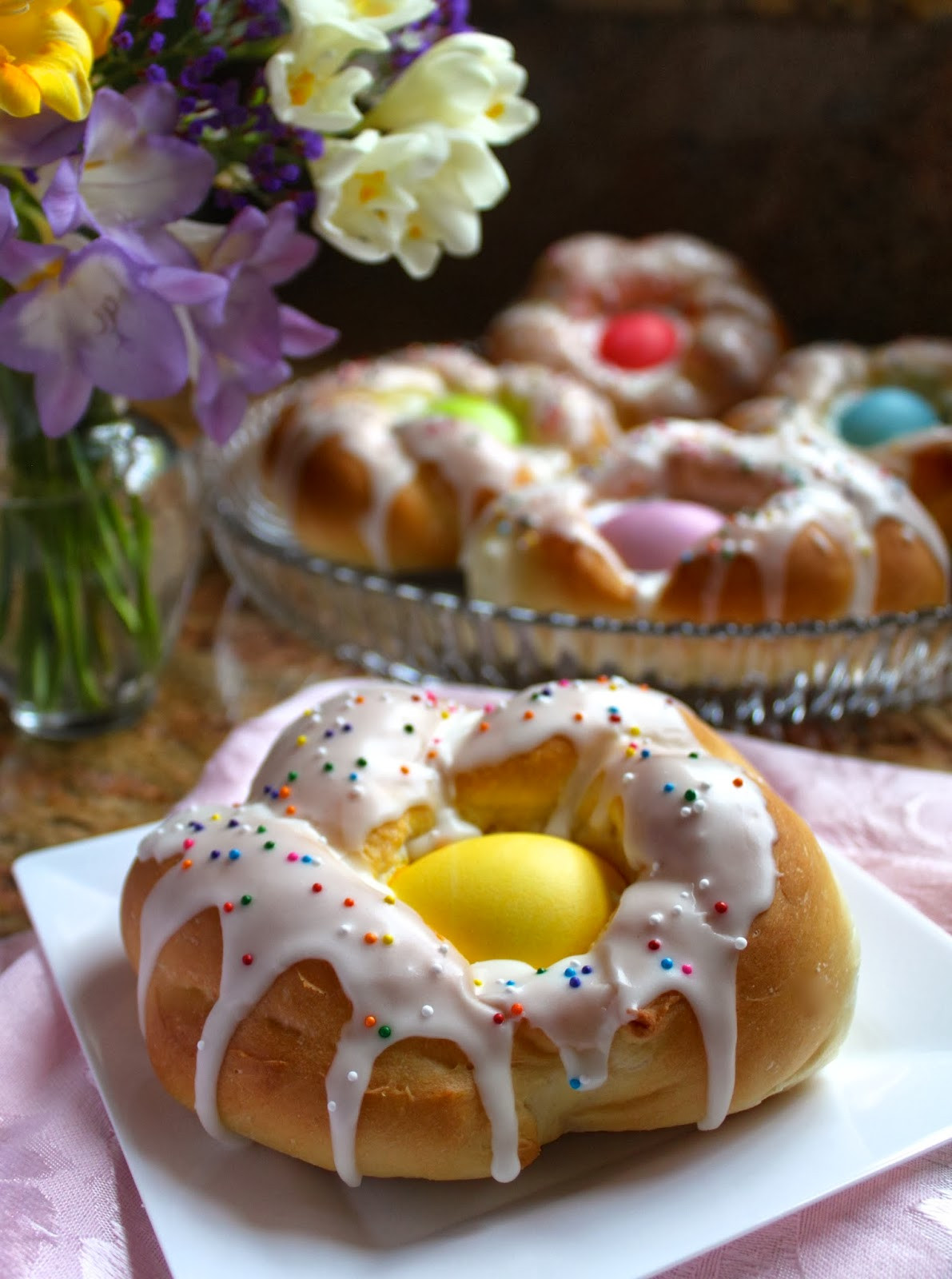 Bread Machine Easter Bread
 Individual Italian Easter Bread Rings…Easy Step by Step