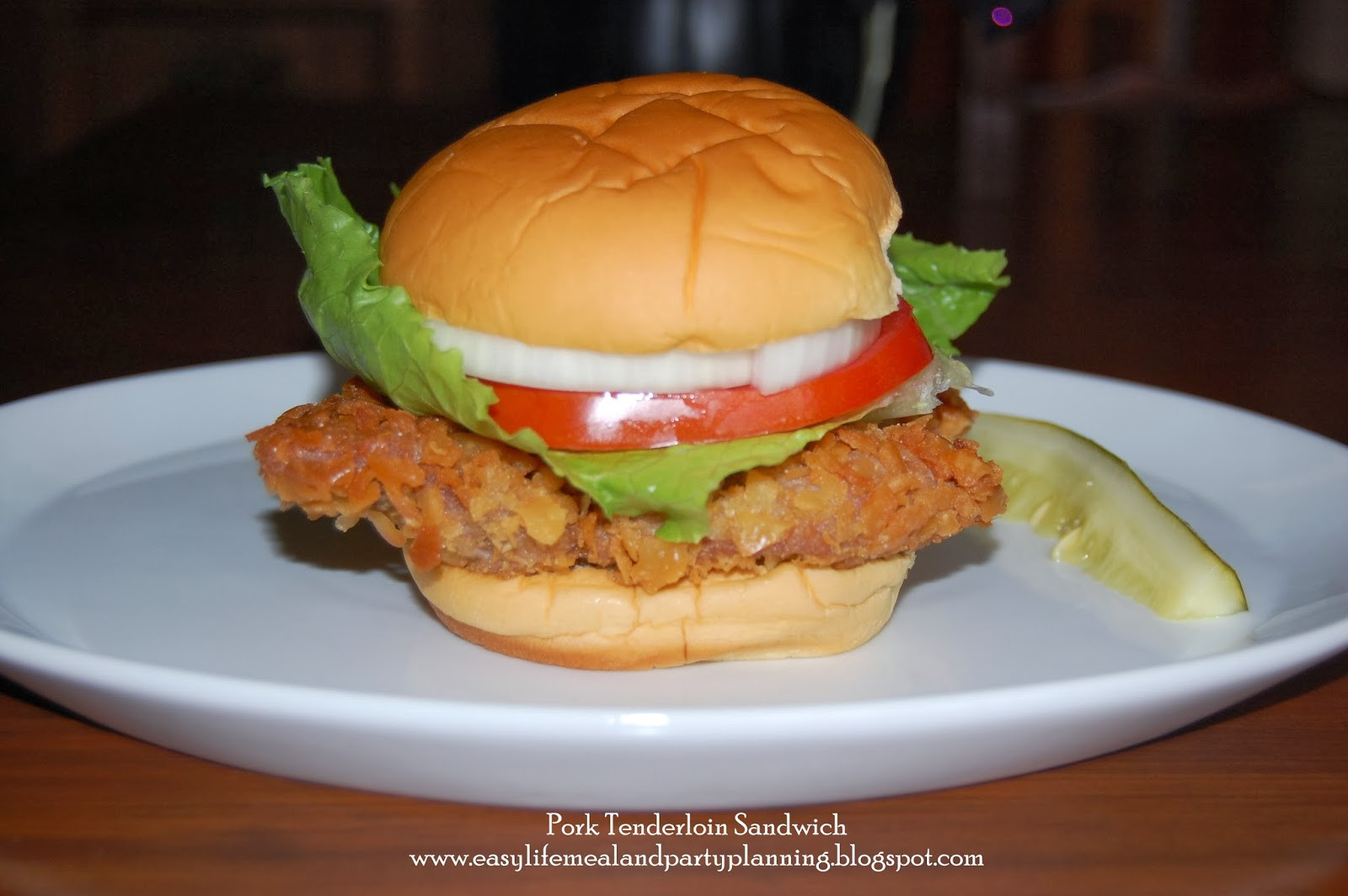 Breaded Pork Tenderloin Sandwich Recipe
 Easy Life Meal and Party Planning Breaded Pork Tenderloin