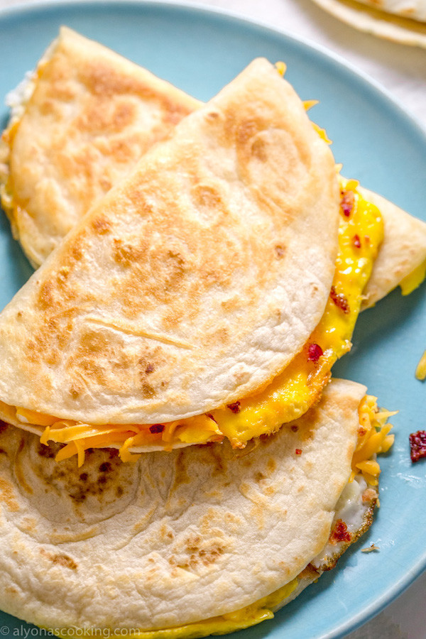 Breakfast Quesadilla Recipe
 Breakfast Quesadillas Recipe eggs cheese bacon