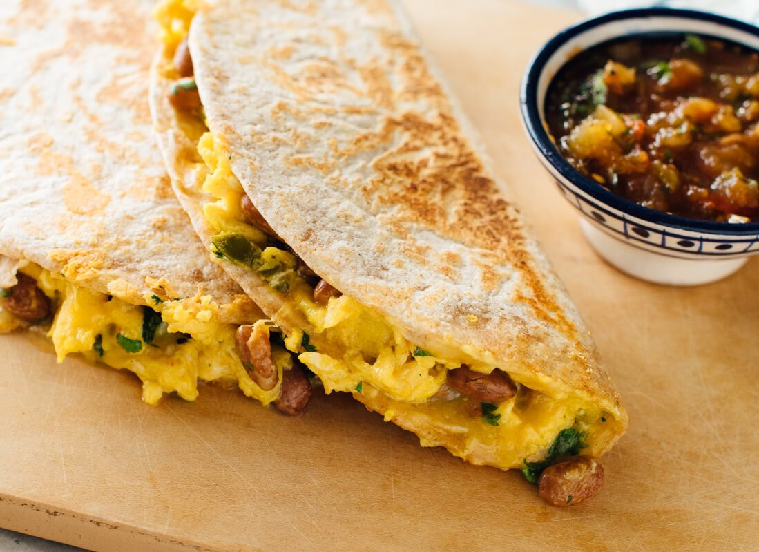 Breakfast Quesadilla Recipe
 Simple Breakfast Quesadillas Recipe Cookie and Kate