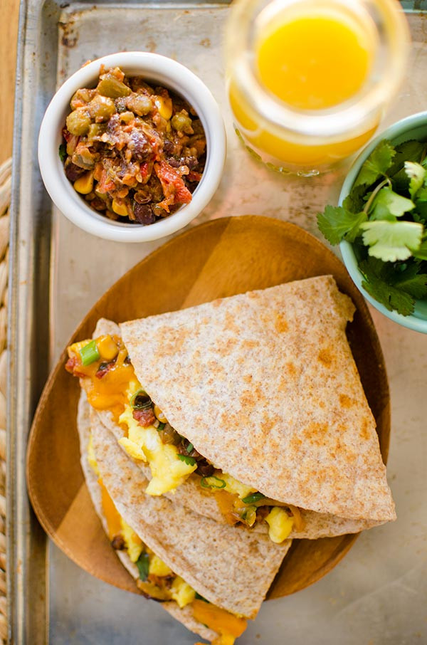 Breakfast Quesadilla Recipe
 Quick Breakfast Quesadillas — Living Lou