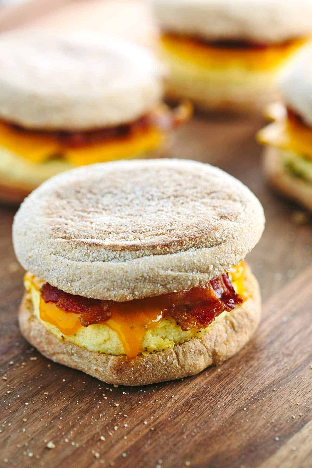 Breakfast Sandwich Recipes To Freeze
 Bacon Breakfast Sandwiches Freezer Friendly Jessica Gavin