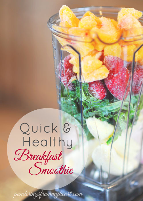 Breakfast Smoothies Healthy
 Quick & Healthy Breakfast Smoothie