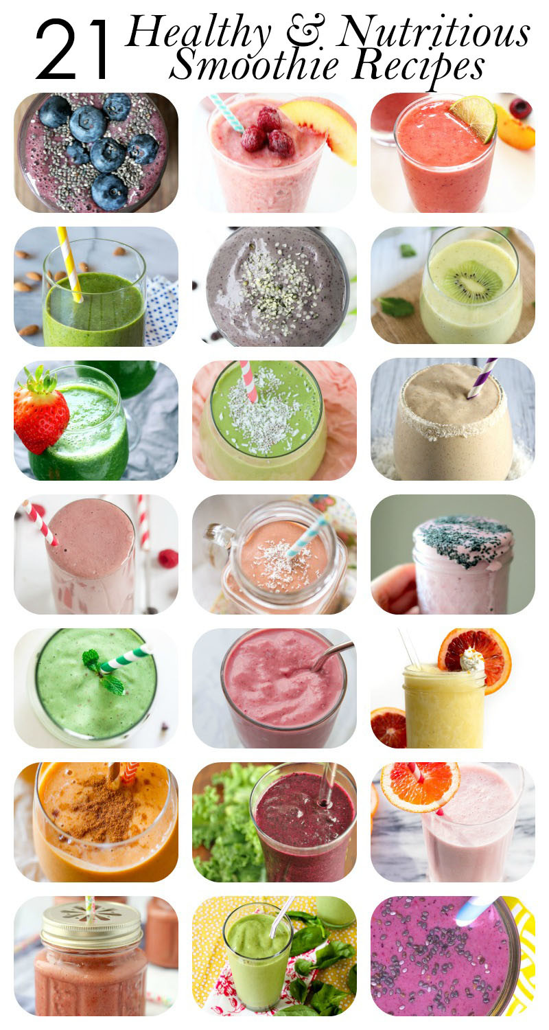 Breakfast Smoothies Healthy
 21 Healthy Smoothie Recipes for breakfast energy and