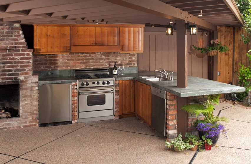 Brick Outdoor Kitchen
 37 Outdoor Kitchen Ideas & Designs Picture Gallery