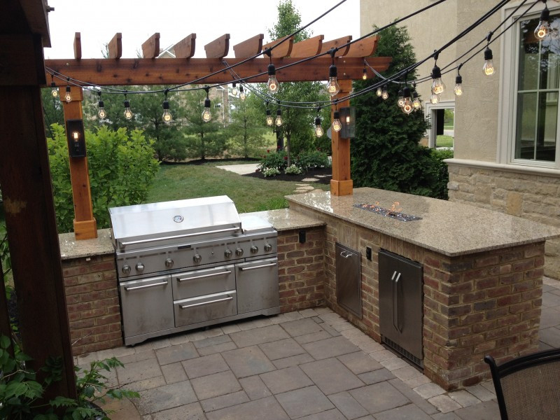 Brick Outdoor Kitchen
 Outdoor Kitchen Design Grills Pizza Ovens Columbus