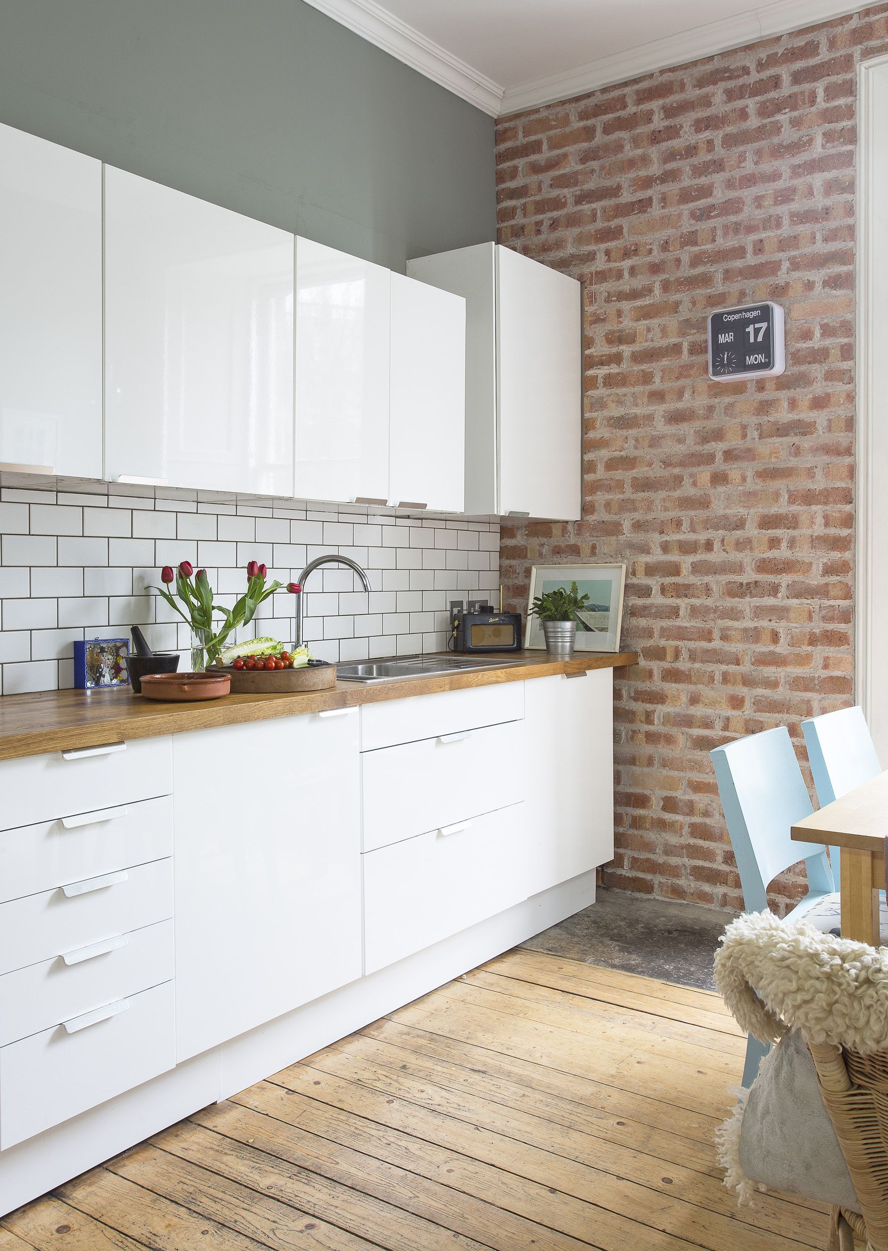 Brick Tiles Kitchen
 The 25 best White brick tiles ideas on Pinterest